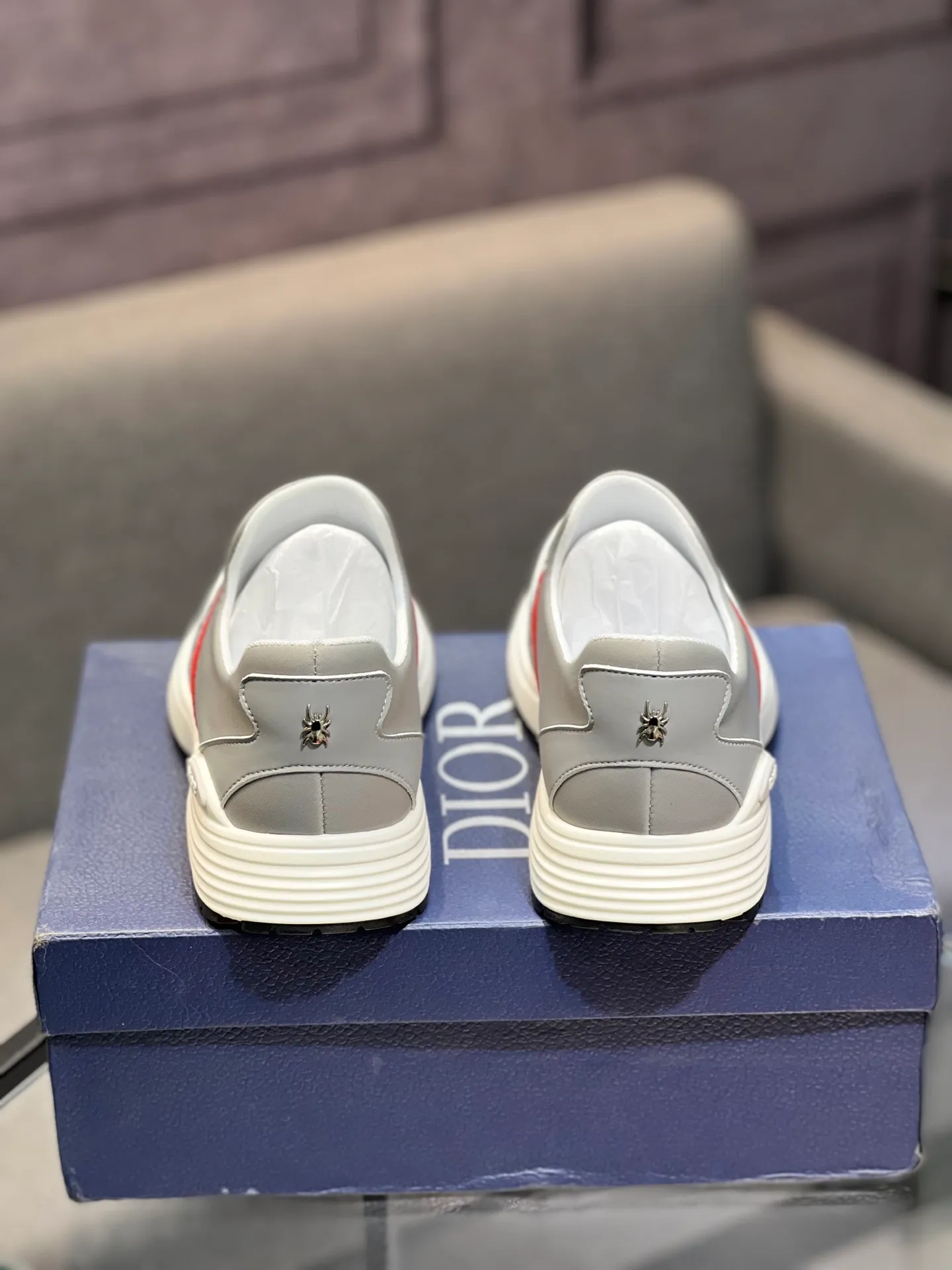 Men's shoes 💰420 [Dior] popular men's shoes, cowhide material splicing, mesh lining, original factory special sole, 38-45 (45 customized, non-refundable)